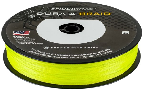 SpiderWire Dura 4 Yellow - Gelb - 0,25mm - 23,2kg - 300m